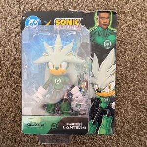 DC Sonic the Hedgehog Silver Green Lantern 5-inch action figure by Jakks Pacific